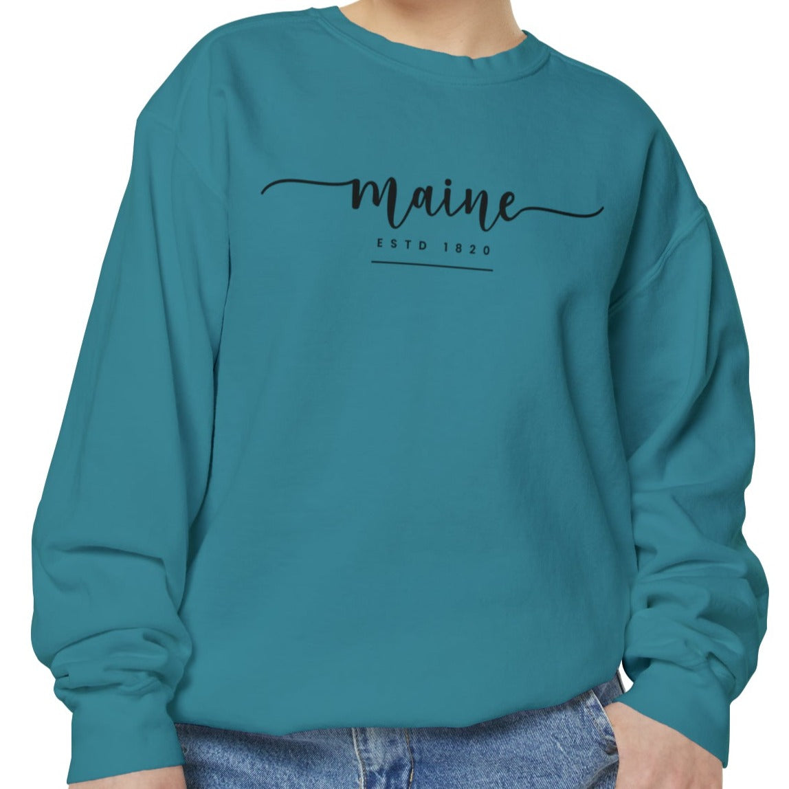 Comfort Colors Women's Sweatshirt - Maine Pride Pullover - Eddy and Rita