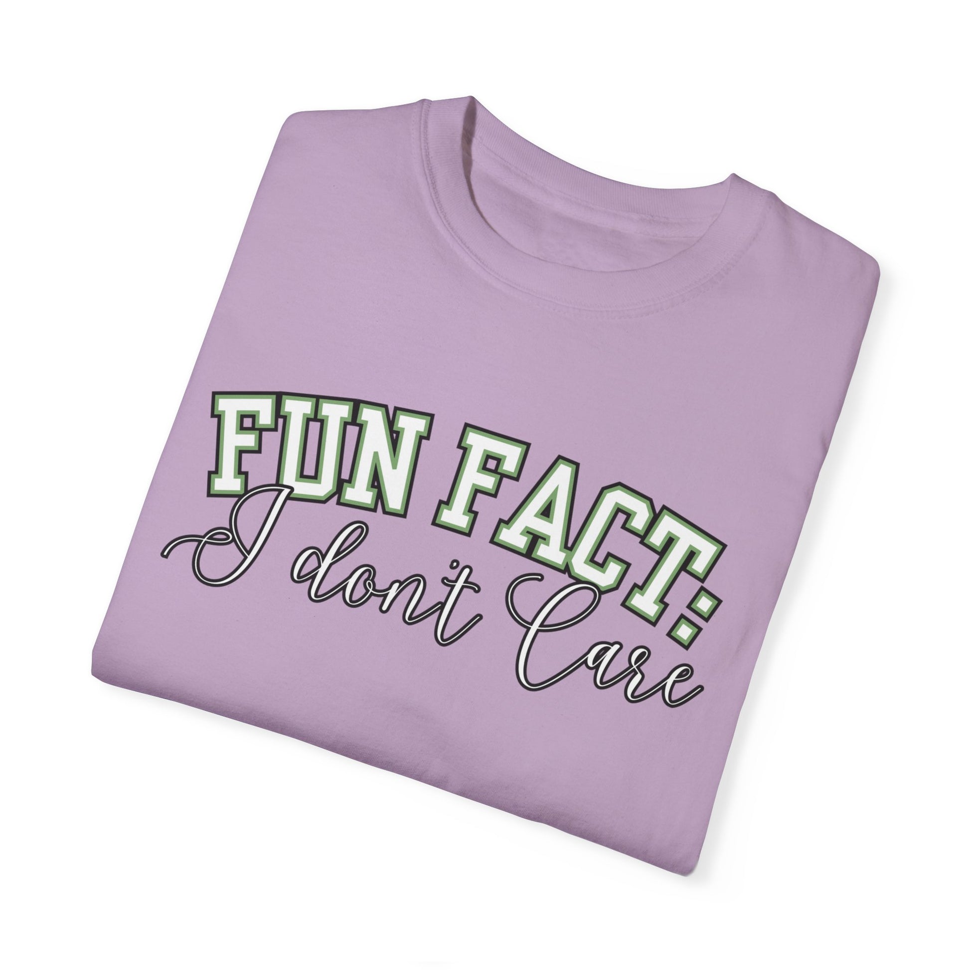 Fun Fact: I Don't Care Tee – Casual Statement Top for Nonchalant Style - Eddy and Rita