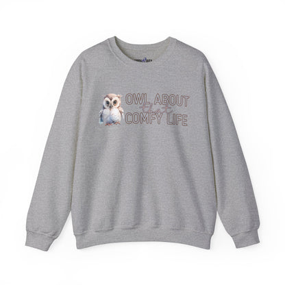 Comfy Life with Owls: 'Owl About That Comfy Life' Women's Sweatshirt - Eddy and Rita