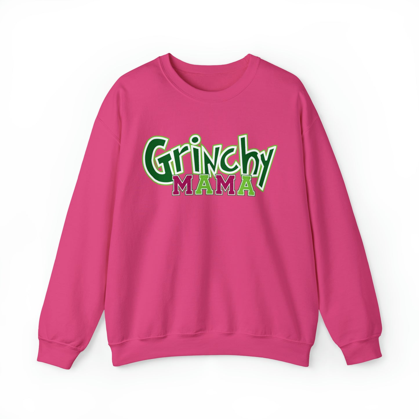 Women's 'Grinchy Mama' Festive Graphic Sweatshirt Success - Eddy and Rita