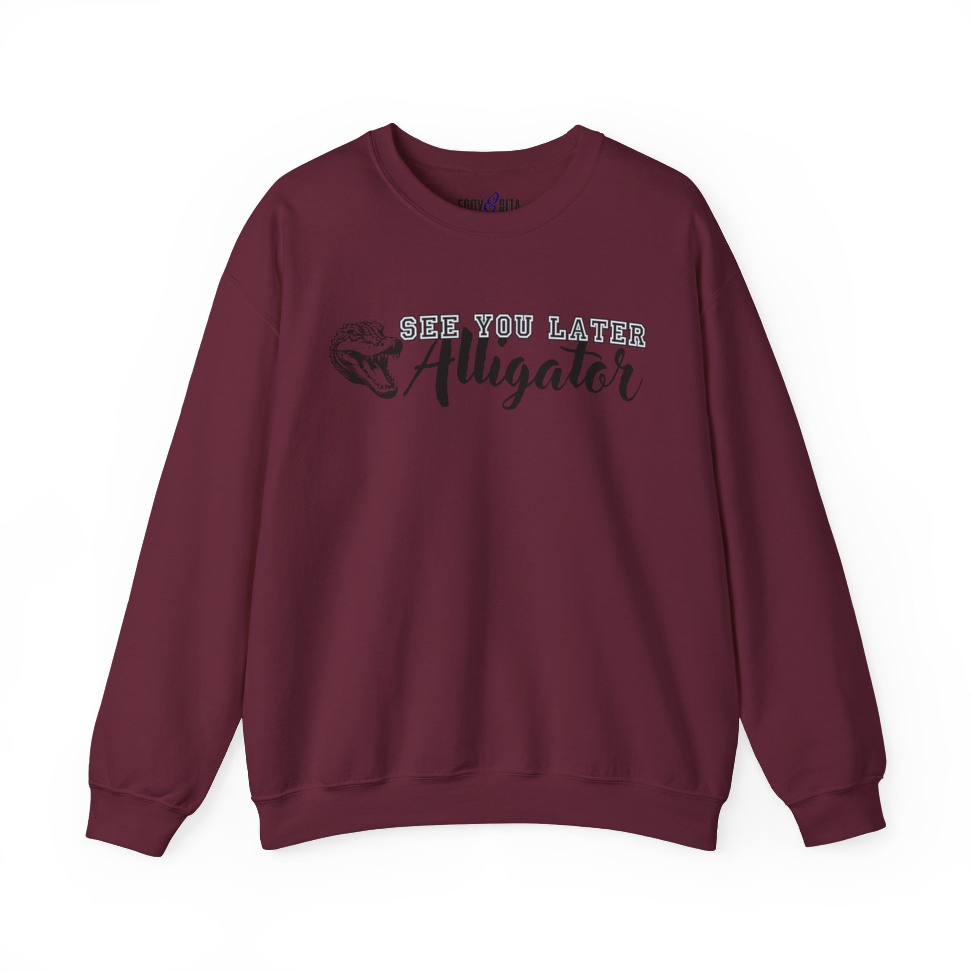 Men's 'See You Later Alligator' Graphic Sweatshirt - Eddy and Rita