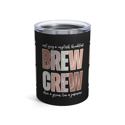 brew crew Tea Lover's Stainless Steel 10-Ounce Tumbler  - Eddy and Rita