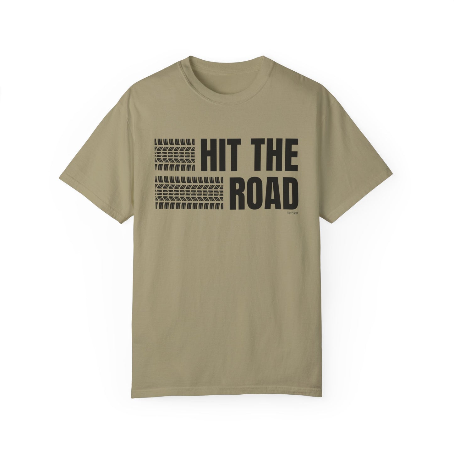 Eddy and Rita Men's Comfort Colors Lightweight T-Shirt - "Hit the Road" Graphic Tee