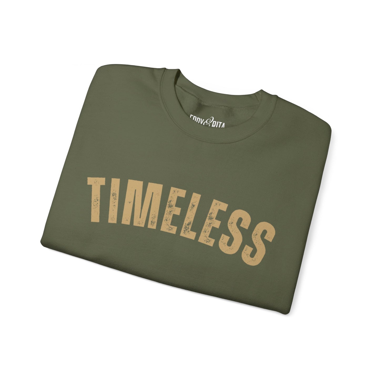 Women's Heavy Sweatshirt - "Timeless" Graphic Pullover