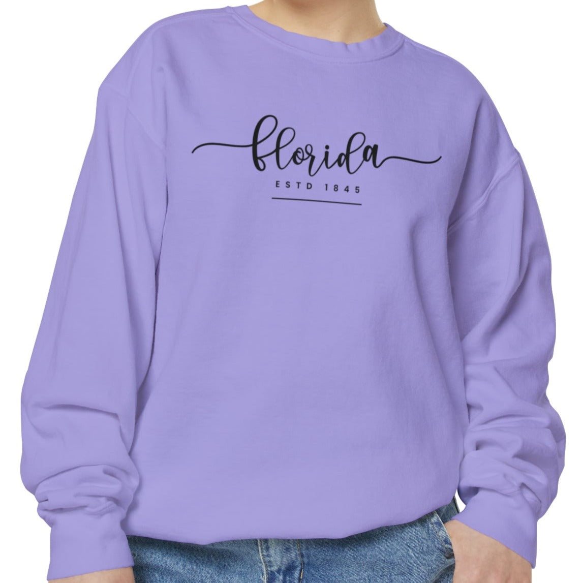 Comfort Colors Women's Sweatshirt - Florida Sunshine Pullover