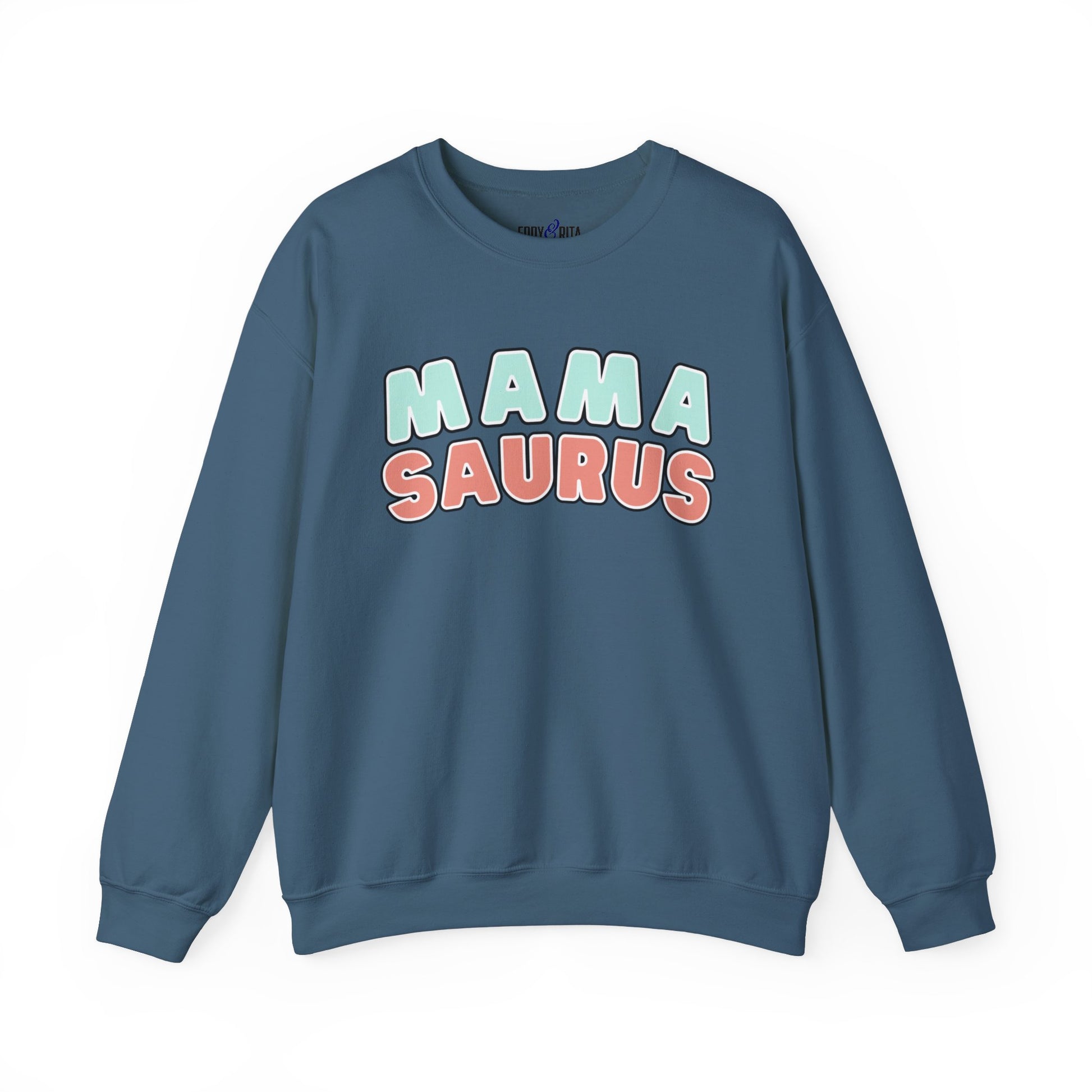 Mamasaurus Women's Heavy Sweatshirt Gift for Mother's - Eddy and Rita