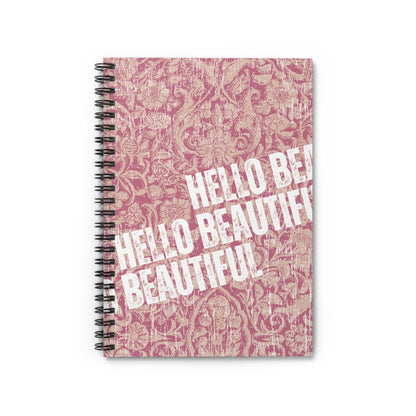 Hello Beautiful: Stylish Spiral Notebook for Positive Reflections and Creative Expression - Eddy and Rita