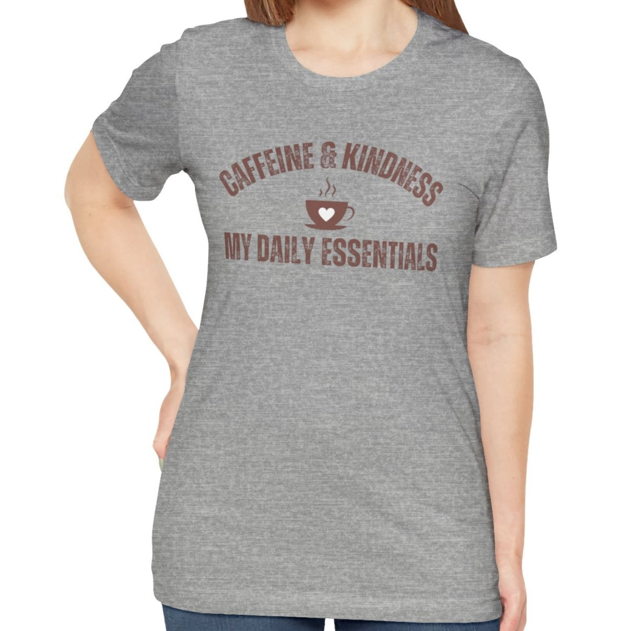 Caffeine and Kindness: My Daily Essentials" Women's T-Shirt - Eddy and Rita