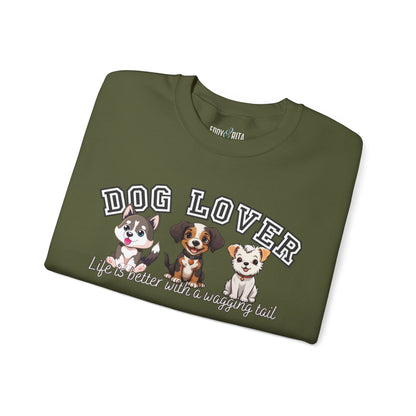 Dog Lover's Delight: Life is Better with a Wagging Tail Women's Sweatshirt