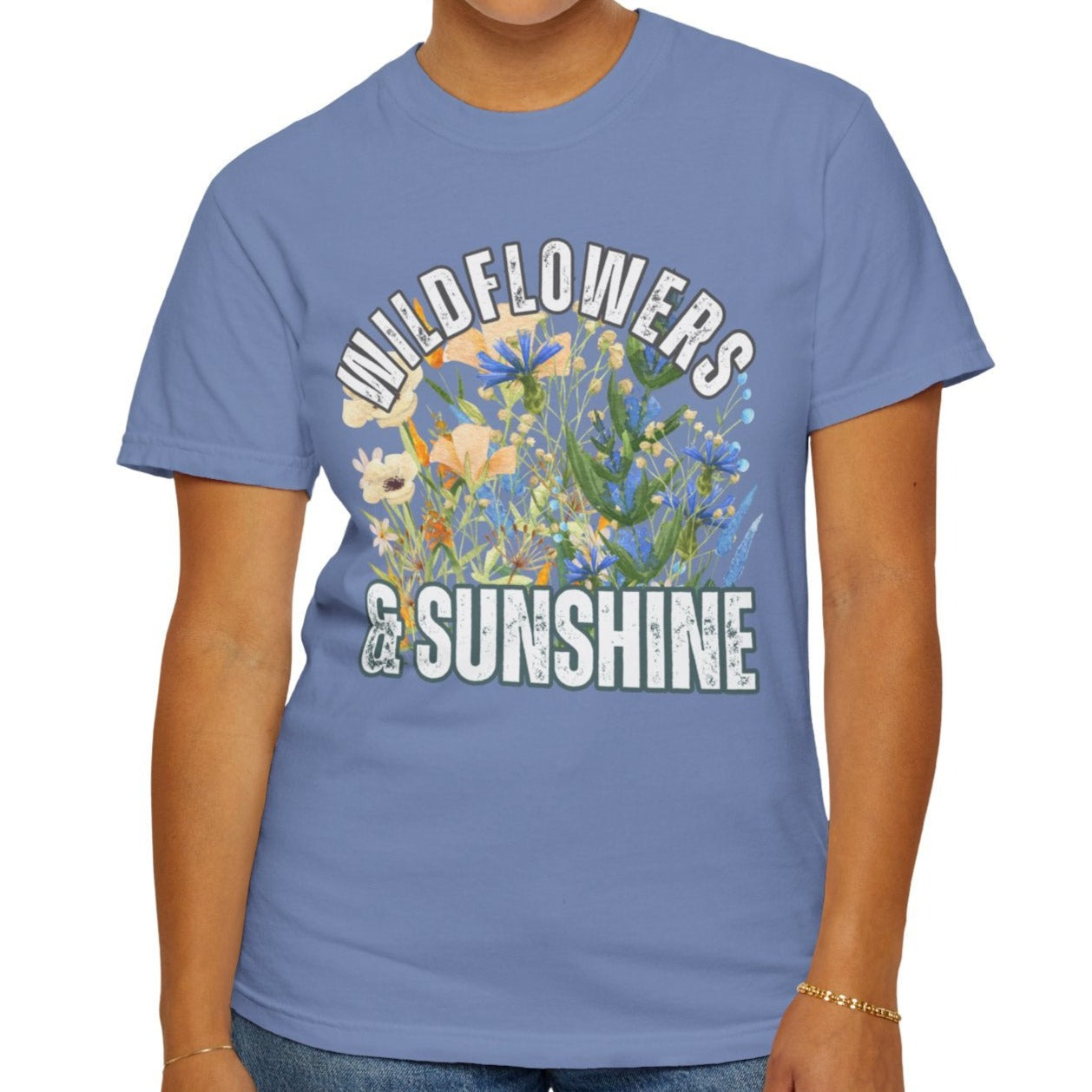 Wildflowers & Sunshine Tee - Women's Comfort Colors Short Sleeve T-shirt