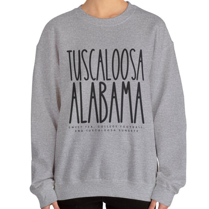 Tuscaloosa Alabama Women's Sweatshirt: Cozy Comfort with Hometown Pride - Eddy and Rita