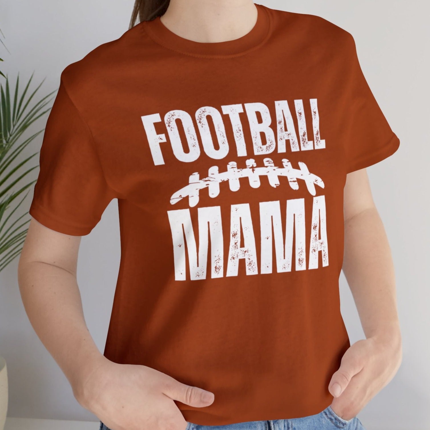 Football Mama Women's Bella Canvas T-shirt - Eddy and Rita