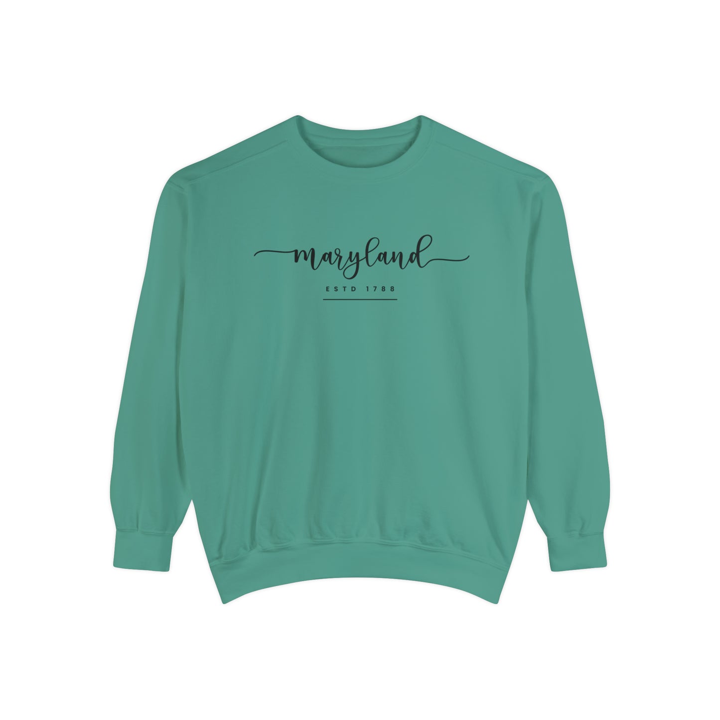 Cozy Comfort Colors Women's Sweatshirt Maryland-Inspired Chic - Eddy and Rita