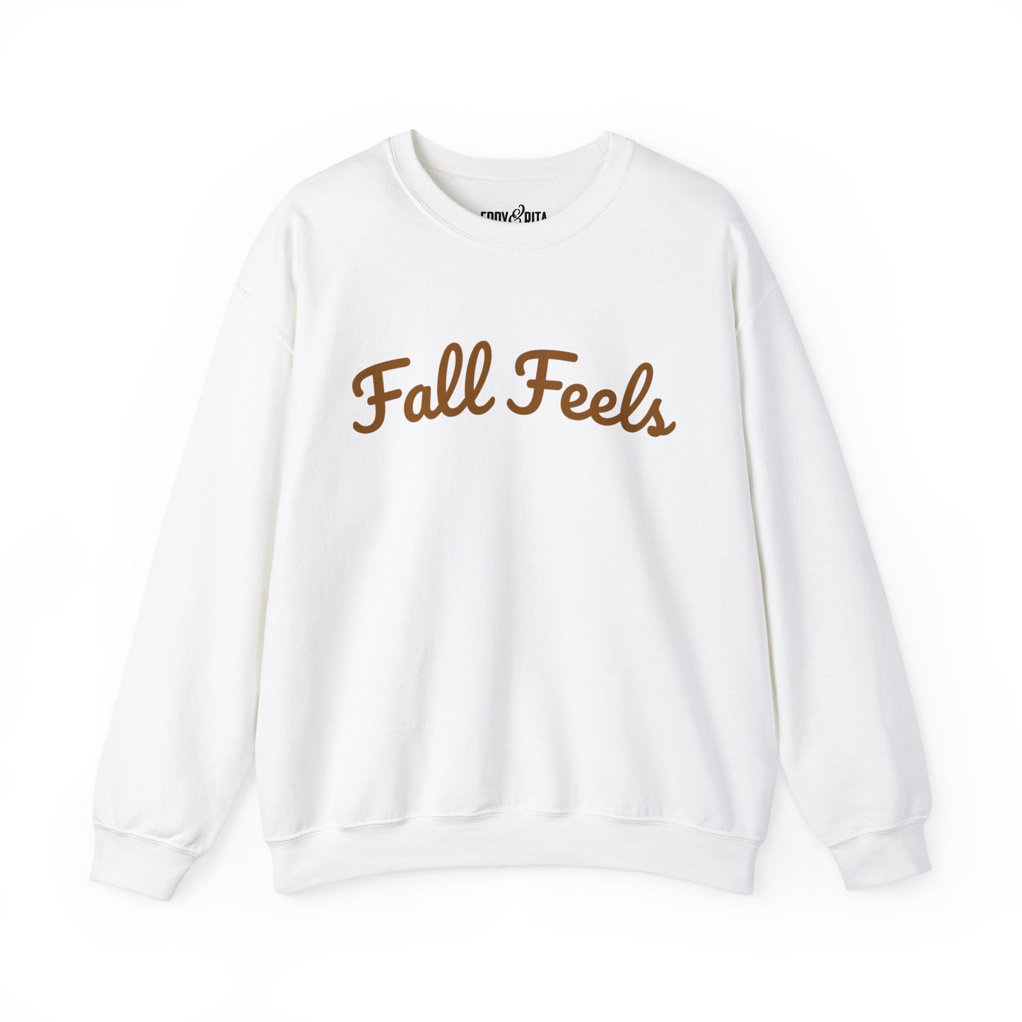 Eddy and Rita Women's Heavy Sweatshirt - "Fall Feels" Cozy Autumn Pullover