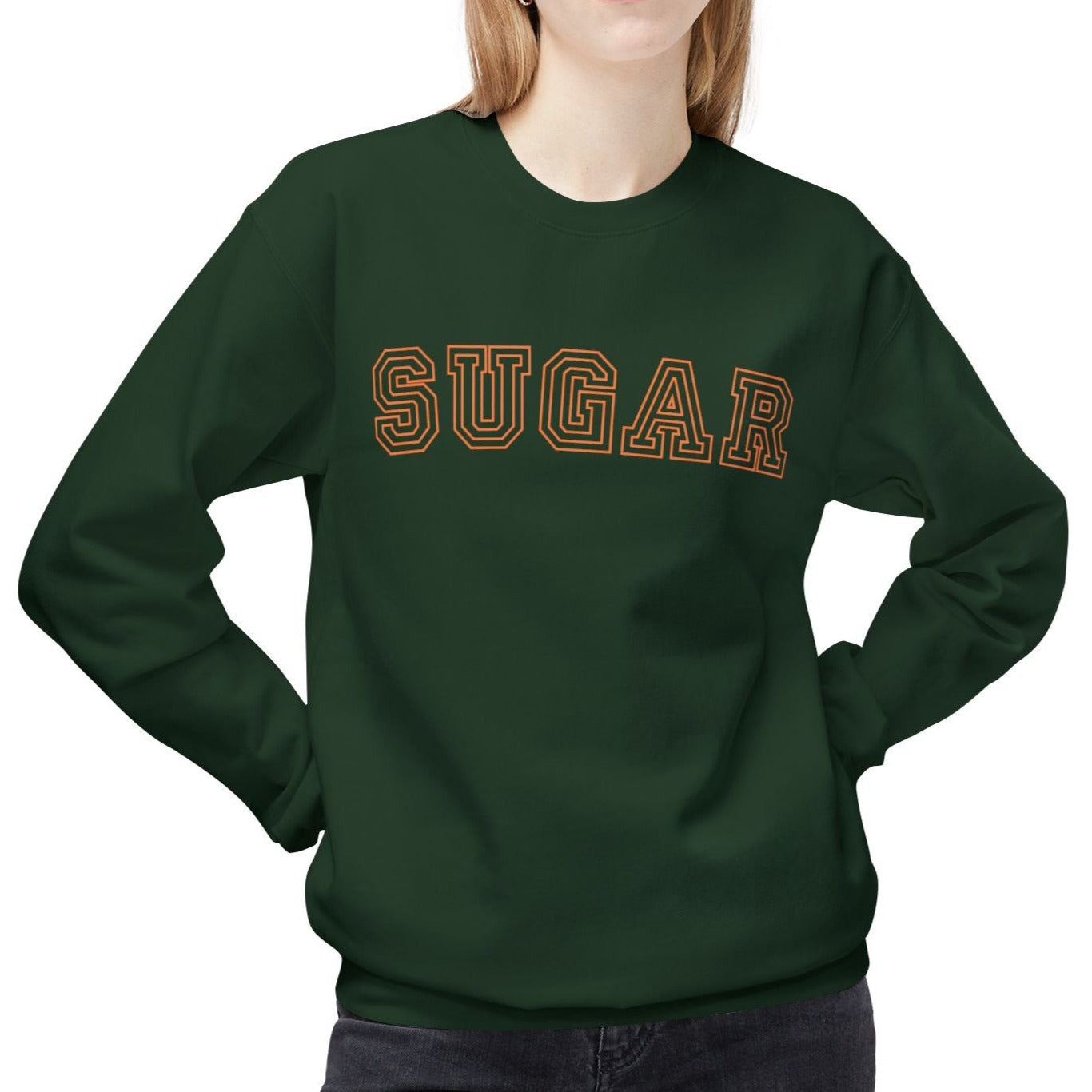 Women's Midweight Sweatshirt - "Sugar" Graphic Pullover