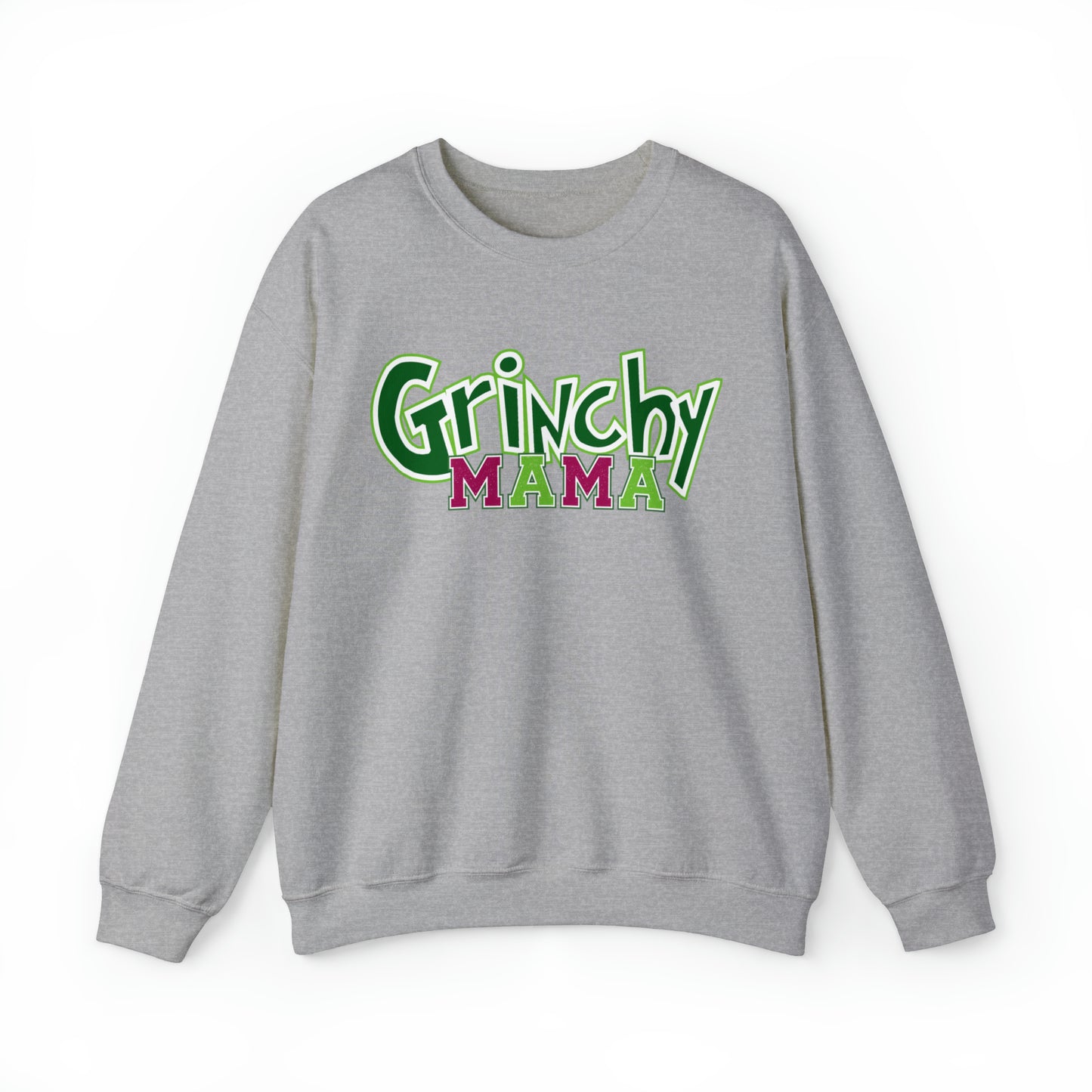 Women's 'Grinchy Mama' Festive Graphic Sweatshirt Success - Eddy and Rita