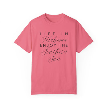 Life in Alabama Women's Comfort Colors T-Shirt - Eddy and Rita