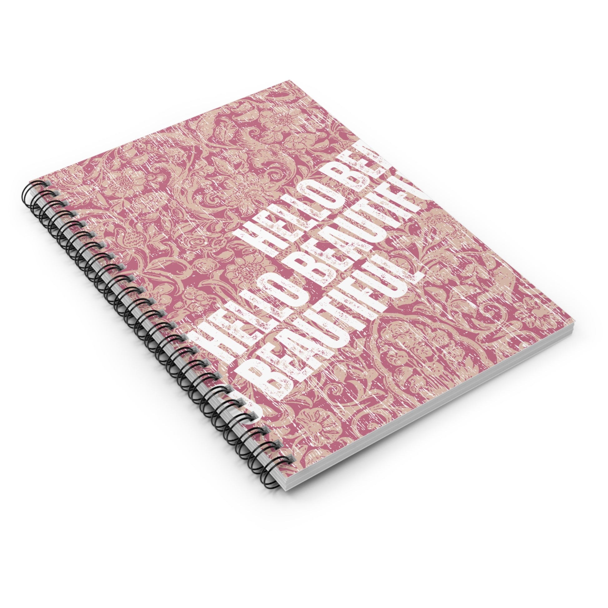 Hello Beautiful: Stylish Spiral Notebook for Positive Reflections and Creative Expression - Eddy and Rita