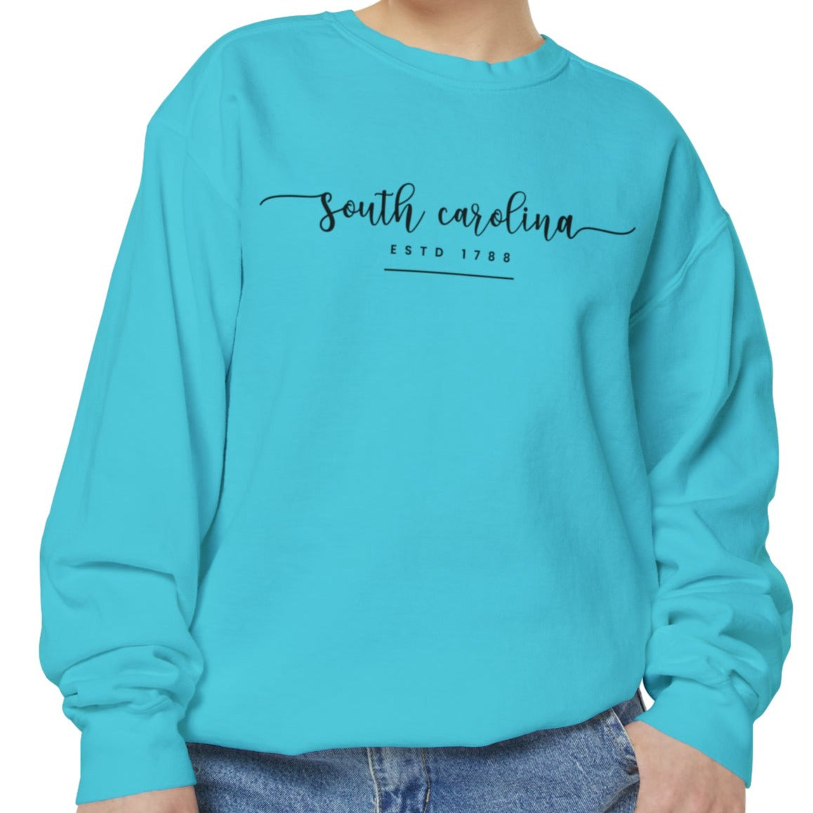 Comfort Colors Women's Sweatshirt - South Carolina Pride Pullover - Eddy and Rita