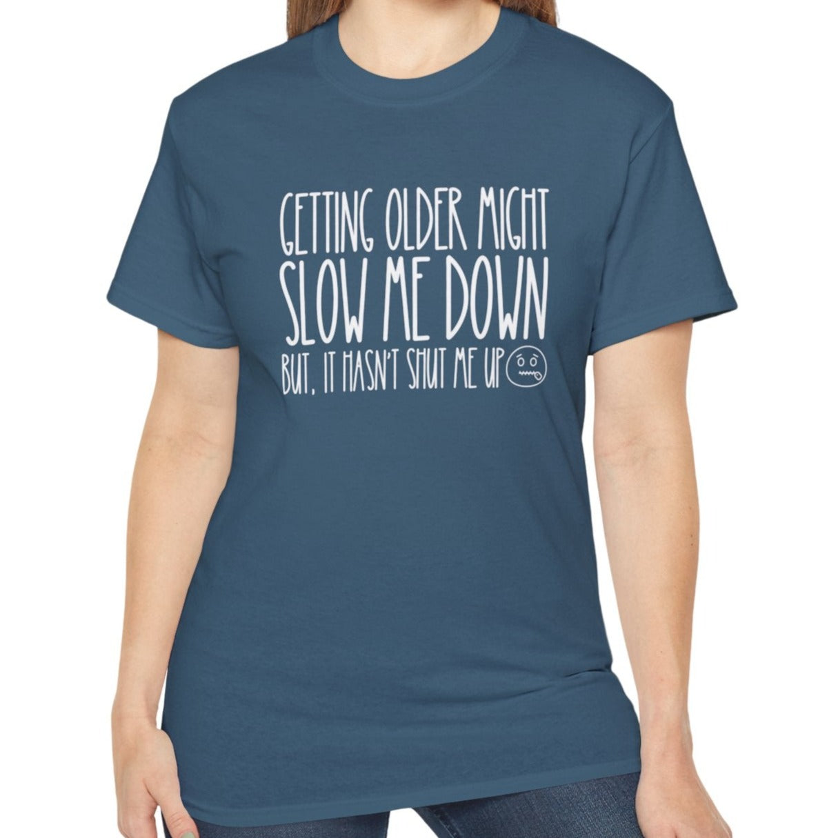 Getting Older, Not Quieter - Ultra Cotton Tee for Women - Eddy and Rita