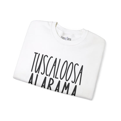 Tuscaloosa Alabama Women's Sweatshirt: Cozy Comfort with Hometown Pride - Eddy and Rita