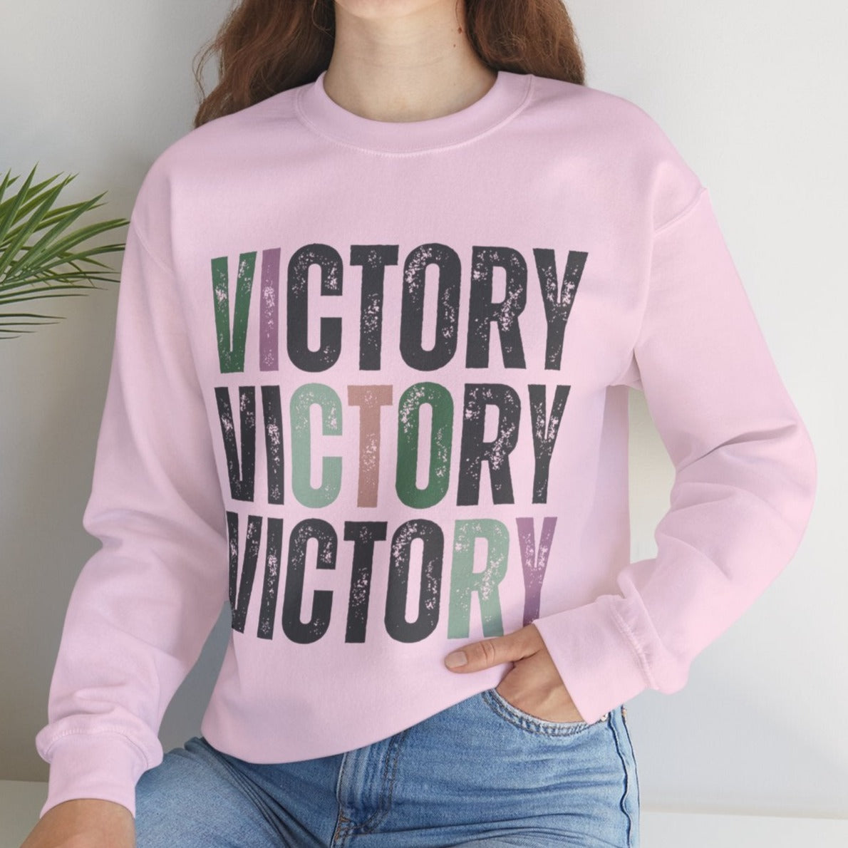 Victory Vibes Women's Comfort Sweatshirt - Eddy and Rita