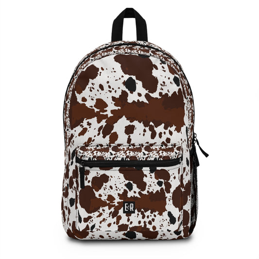 Christmas Backpack – Stylish Cow Print Design | Trendy and Festive Holiday Bag for All Your Essentials