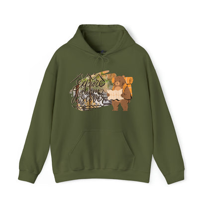 Women's Hoodie: 'Explore, Dream, Discover' - Cozy Comfort for Stylish Adventurers! - Eddy and Rita