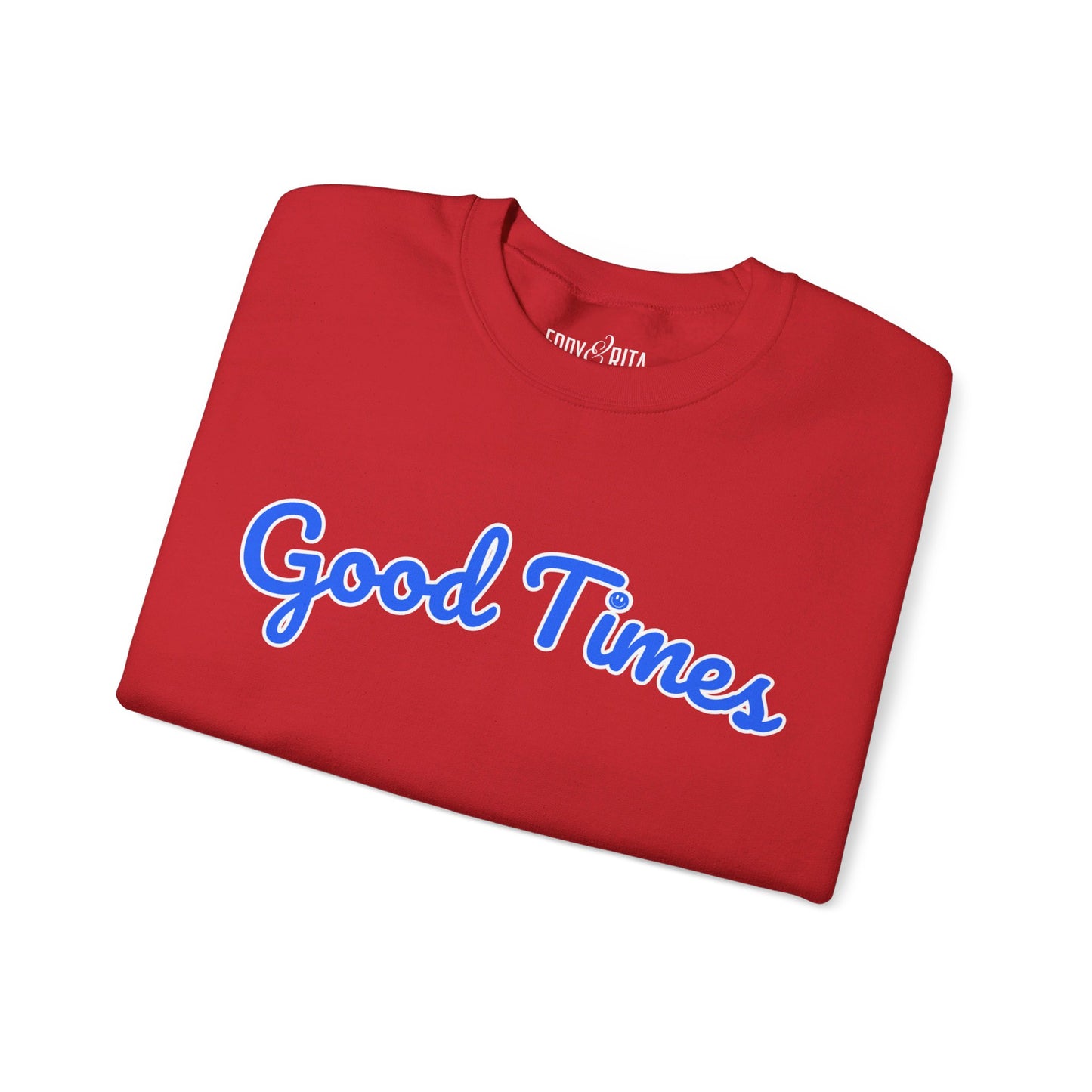 Women's Heavy Blend Sweatshirt – "Good Times" Cozy and Stylish Graphic Sweatshirt