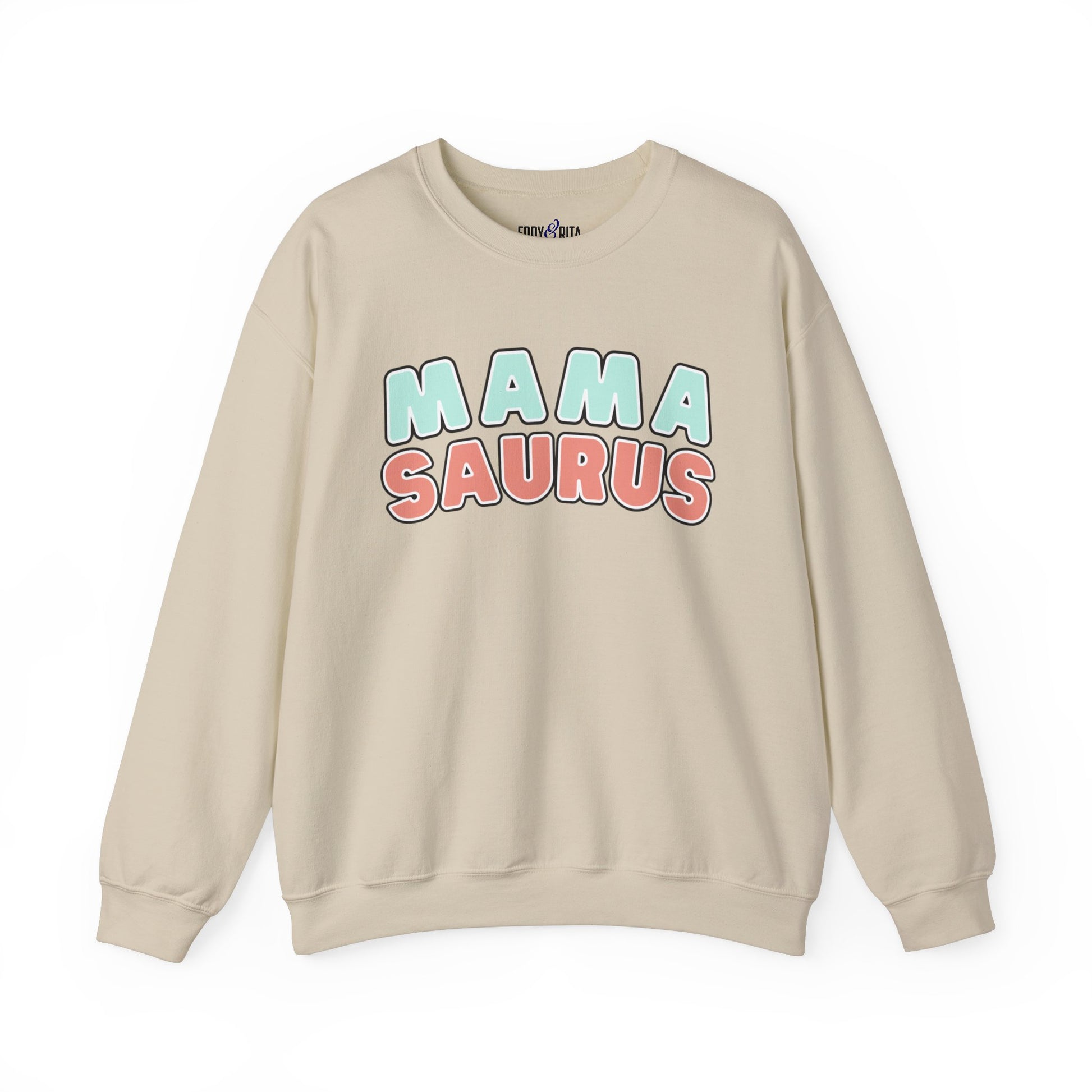 Mamasaurus Women's Heavy Sweatshirt Gift for Mother's - Eddy and Rita