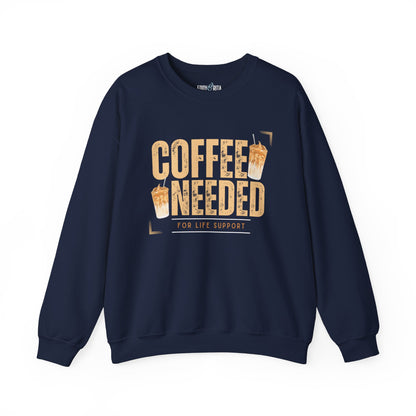 Coffee Needed: Women's Cozy Sweatshirt for Caffeine Lovers - Eddy and Rita