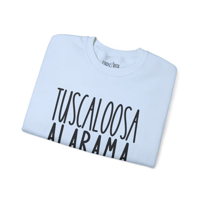 Tuscaloosa Alabama Women's Sweatshirt: Cozy Comfort with Hometown Pride - Eddy and Rita