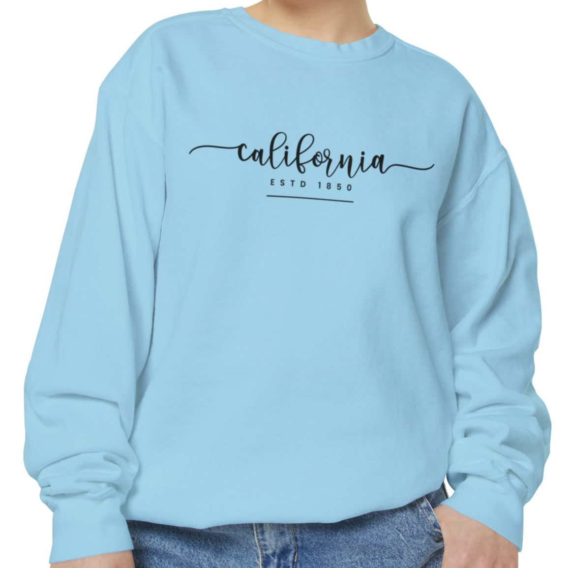 California Dreaming - Women's Comfort Colors Sweatshirt - West Coast Vibes- Eddy and Rita