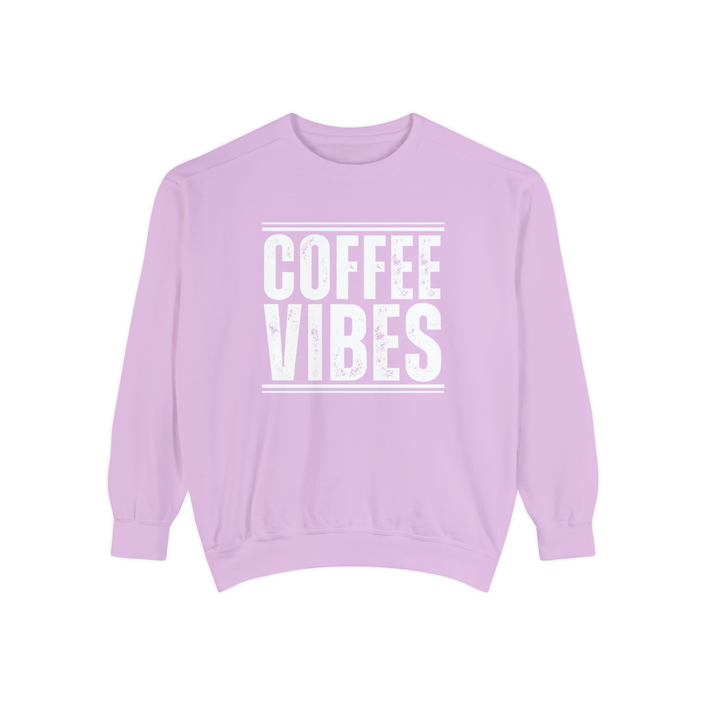 Coffee Vibes Women's Comfort Colors Sweatshirt - Cozy and Stylish - Eddy and Rita