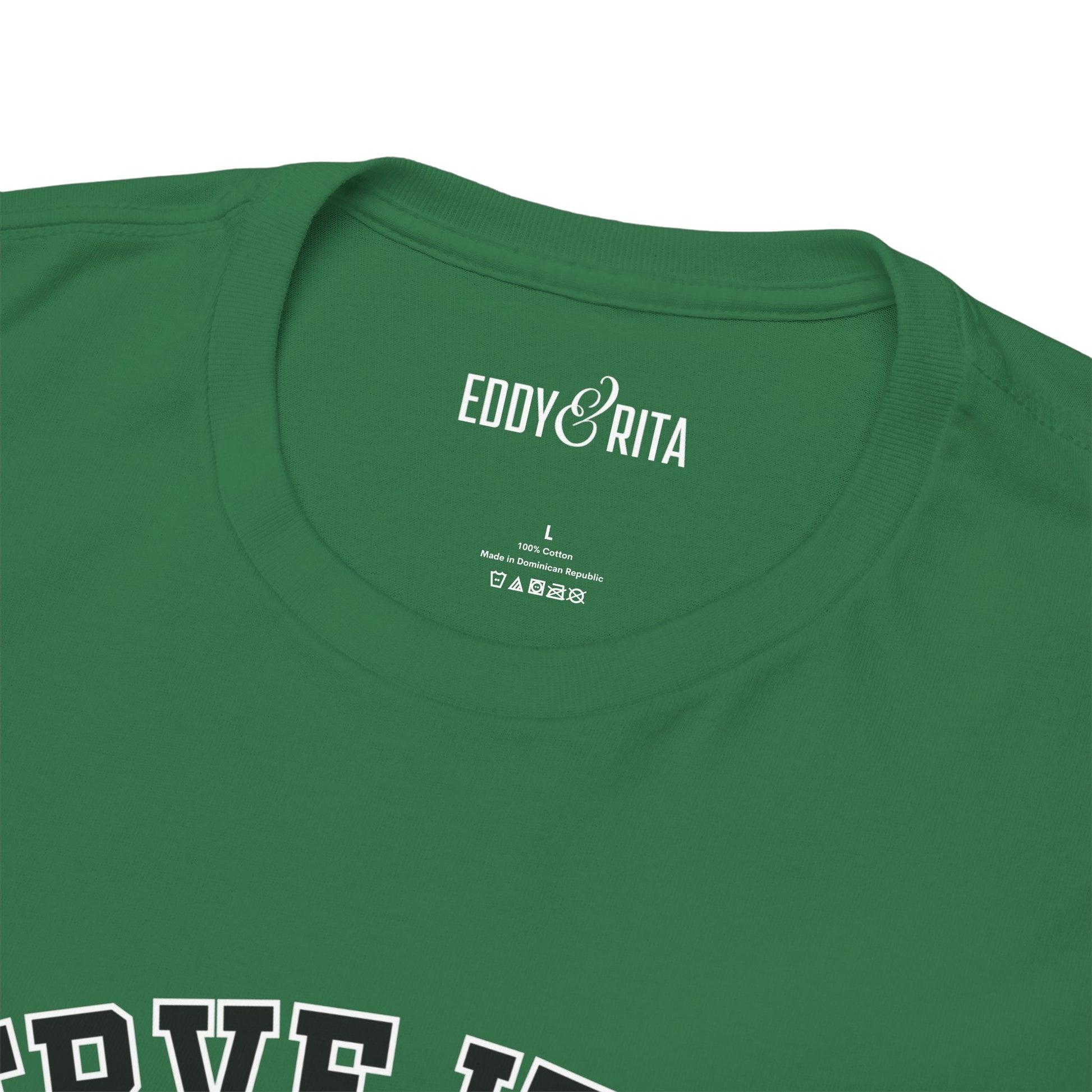 Eddy and Rita Unisex Heavy Cotton T-Shirt - "Serve It Up Pickleball Athletic Department" Graphic Tee