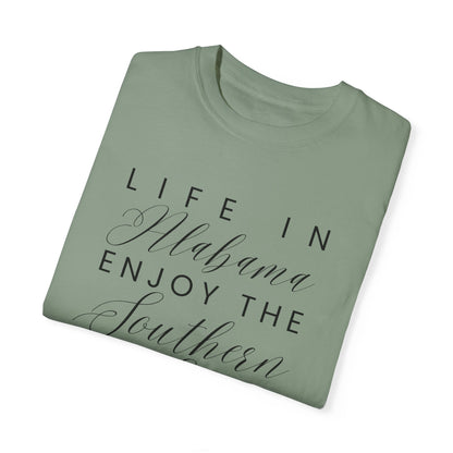 Life in Alabama Women's Comfort Colors T-Shirt - Eddy and Rita