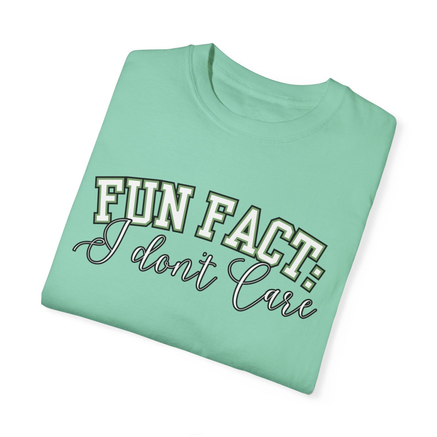 Fun Fact: I Don't Care Tee – Casual Statement Top for Nonchalant Style - Eddy and Rita