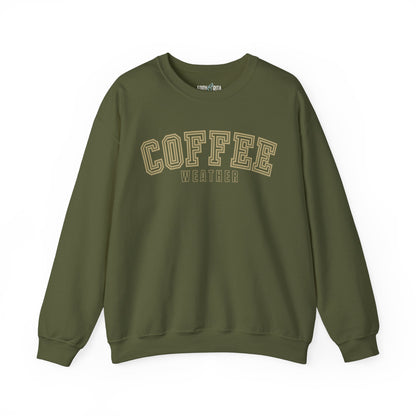 Coffee Weather Women's Sweatshirt: Cozy Caffeine Lover's Apparel - Eddy and Rita