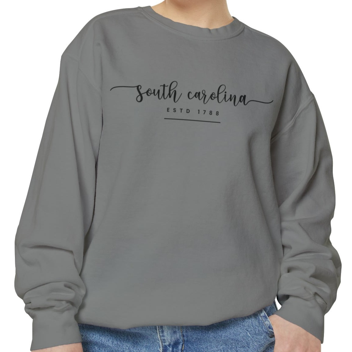 Comfort Colors Women's Sweatshirt - South Carolina Pride Pullover - Eddy and Rita