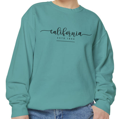 California Dreaming - Women's Comfort Colors Sweatshirt - West Coast Vibes- Eddy and Rita