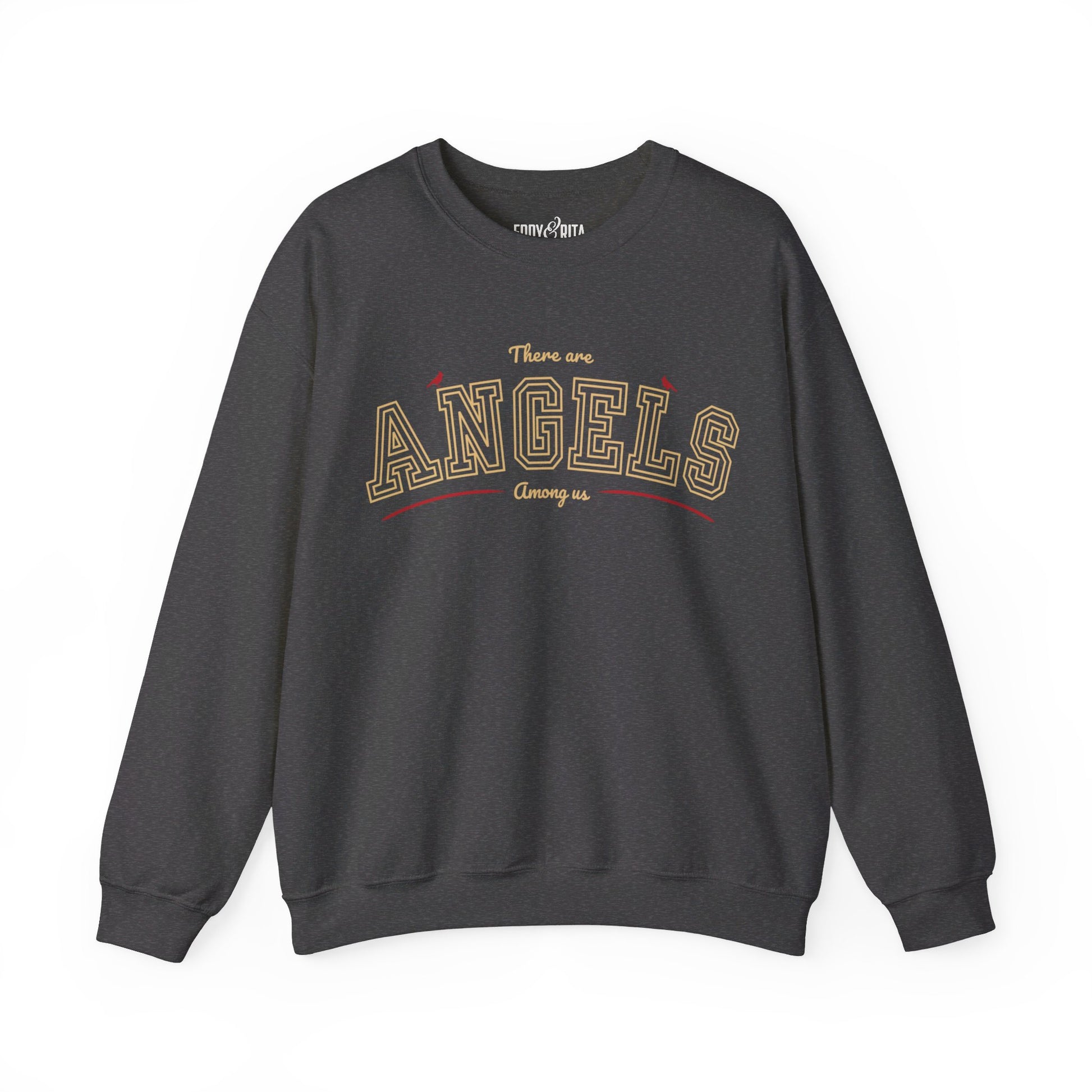 Women's Heavy Blend Sweatshirt – "There Are Angels Among Us" with Cardinals Graphic