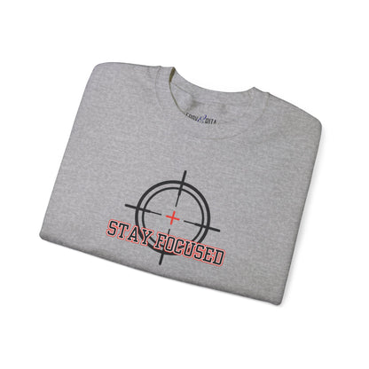 Stay Focused Men's Sweatshirt: Elevate Your Style with Determined Comfort - Eddy and Rita