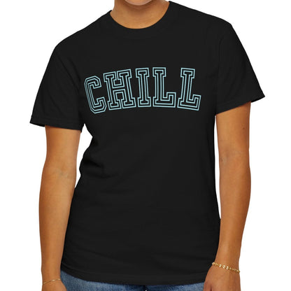 Eddy and Rita Women's Comfort Colors T-Shirt - "Chill" Relaxed Graphic Tee