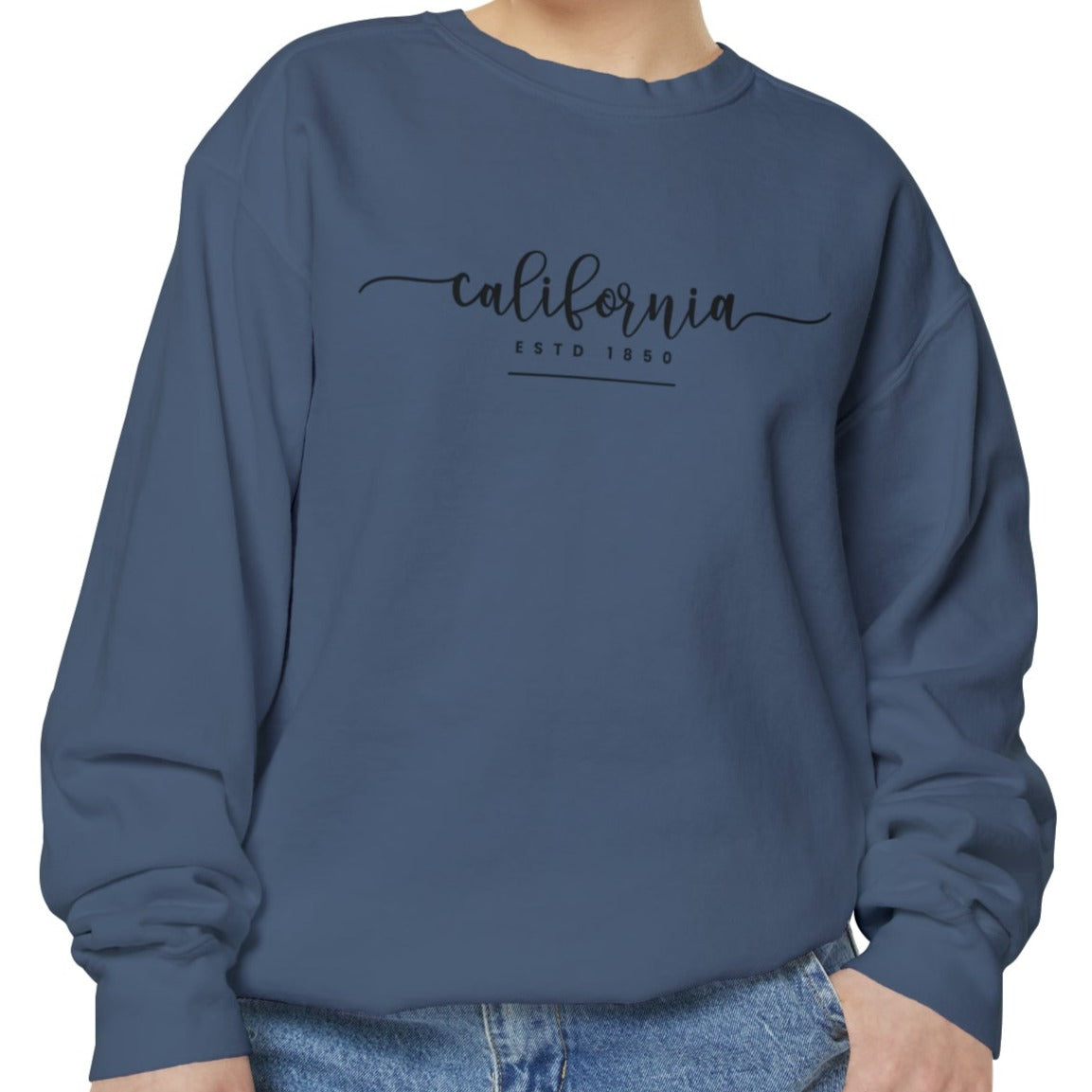 California Dreaming - Women's Comfort Colors Sweatshirt - West Coast Vibes- Eddy and Rita