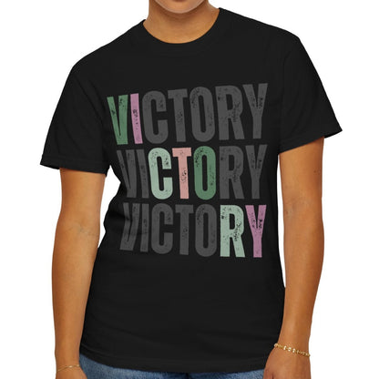 Victorious Vibes Women's Comfort Colors T-Shirt - Eddy and Rita