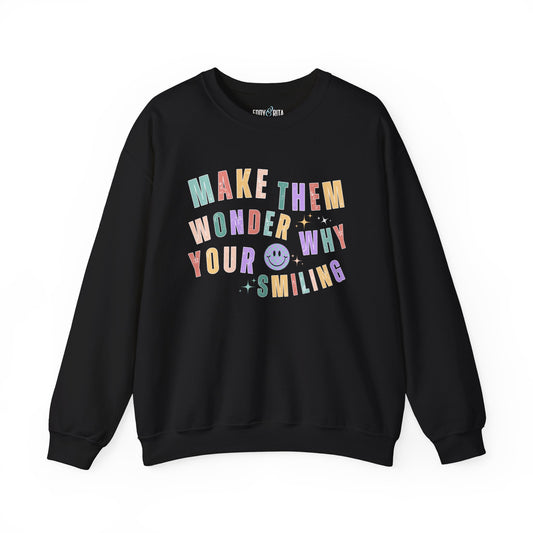 Make Them Wonder: Women's Empowerment Sweatshirt for Intriguing Style - Eddy and Rita