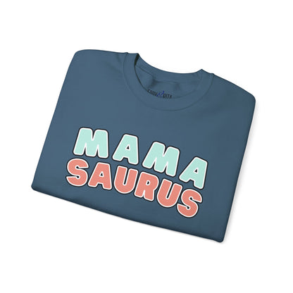 Mamasaurus Women's Heavy Sweatshirt Gift for Mother's - Eddy and Rita