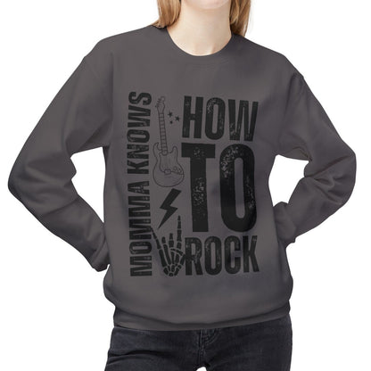 Momma Rockstar Women's Midweight Fleece Sweatshirt - Eddy and Rita