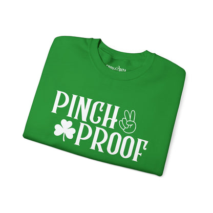 Pinch Proof Unisex Crewneck Sweatshirt - Perfect for St. Patrick's Day Celebrations