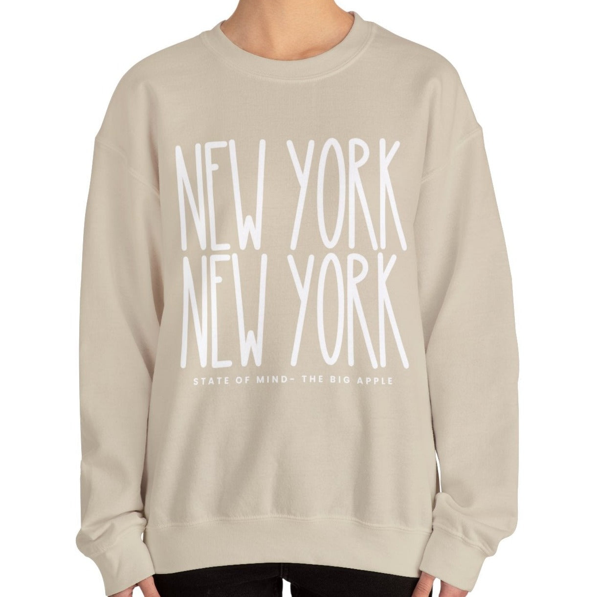 New York New York Chic: Women's Sweatshirt for Urban Style and Cozy Comfort - Eddy and Rita